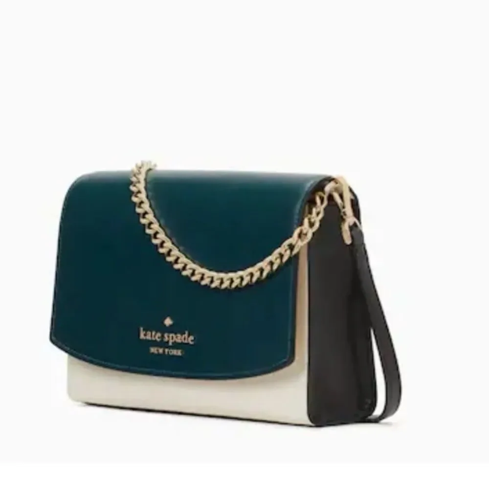 Kate Spade Carson Convertible Crossbody Bag Staci Slim Card Holder Peacock - Picture 9 of 9